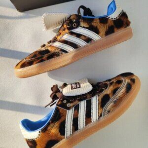 ✨💕Adidas Samba Pony Wales Bonner Leopard